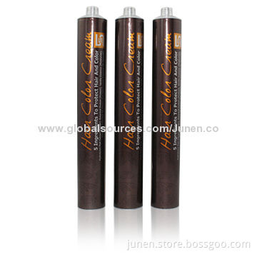 Hair color cream tubes, custom length